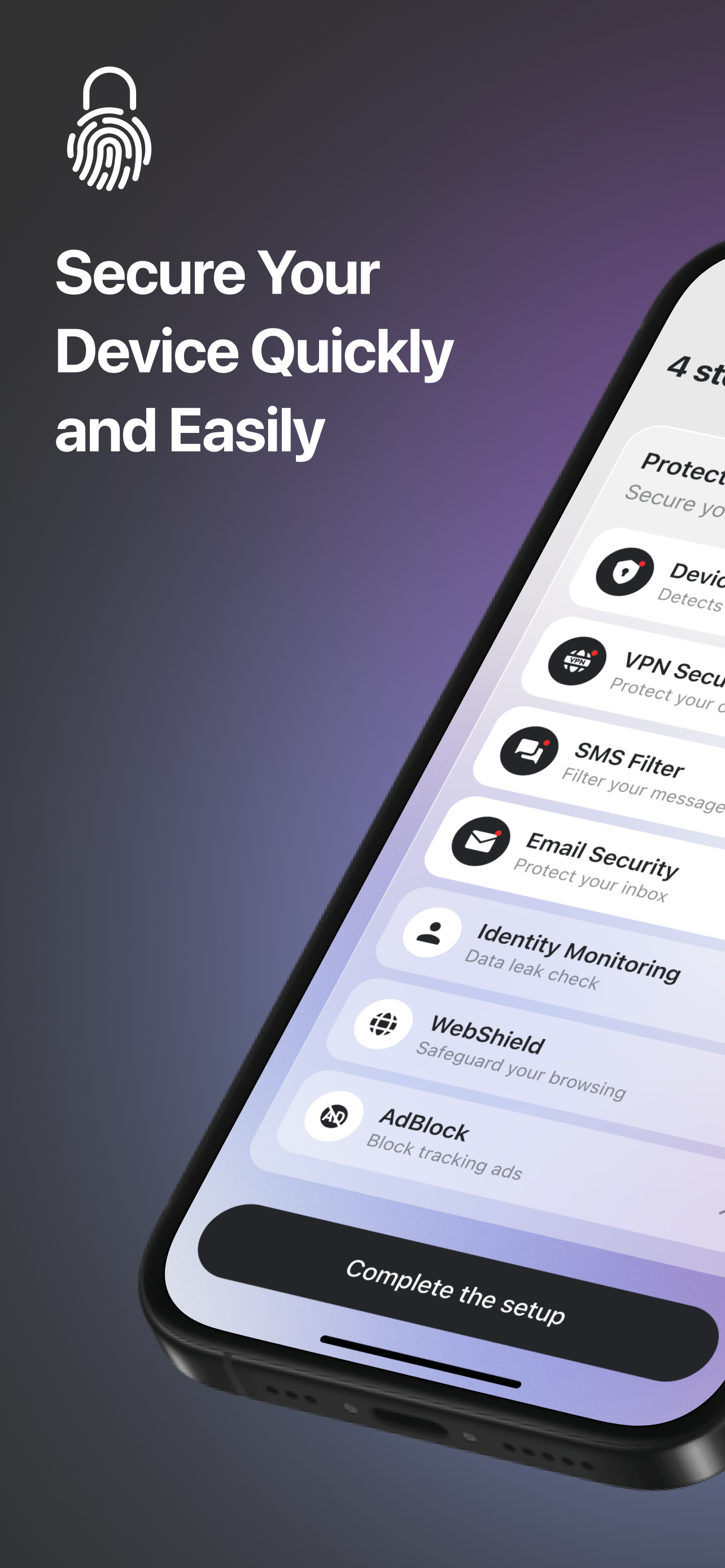 Shieldra App Interface